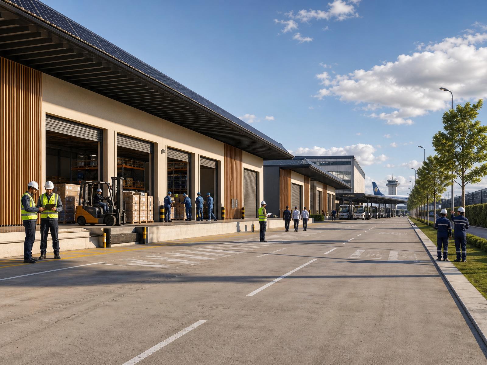 Industrial and logistics strip
