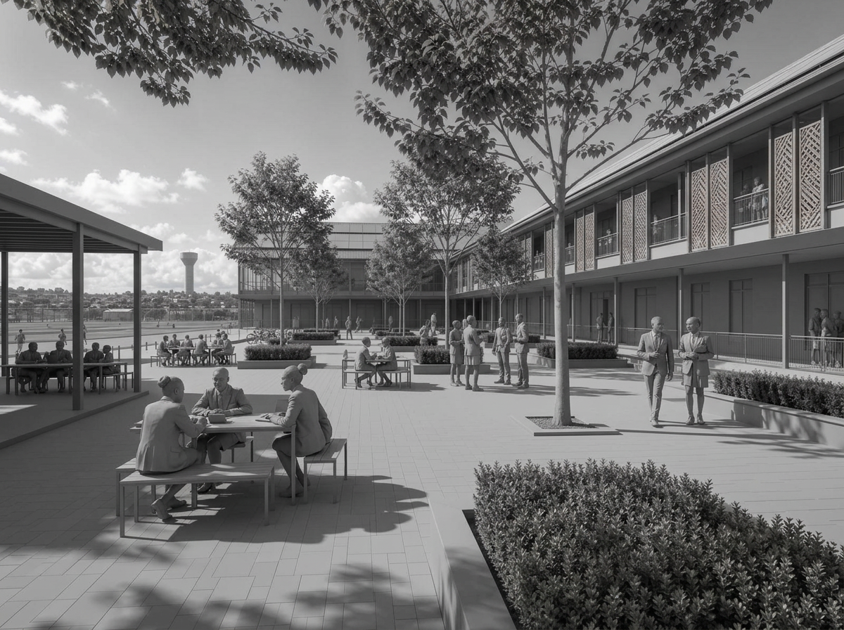 Schools in monochrome